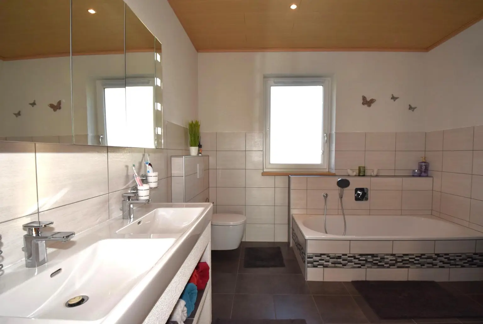 Allround-Bad im Obergeschoß