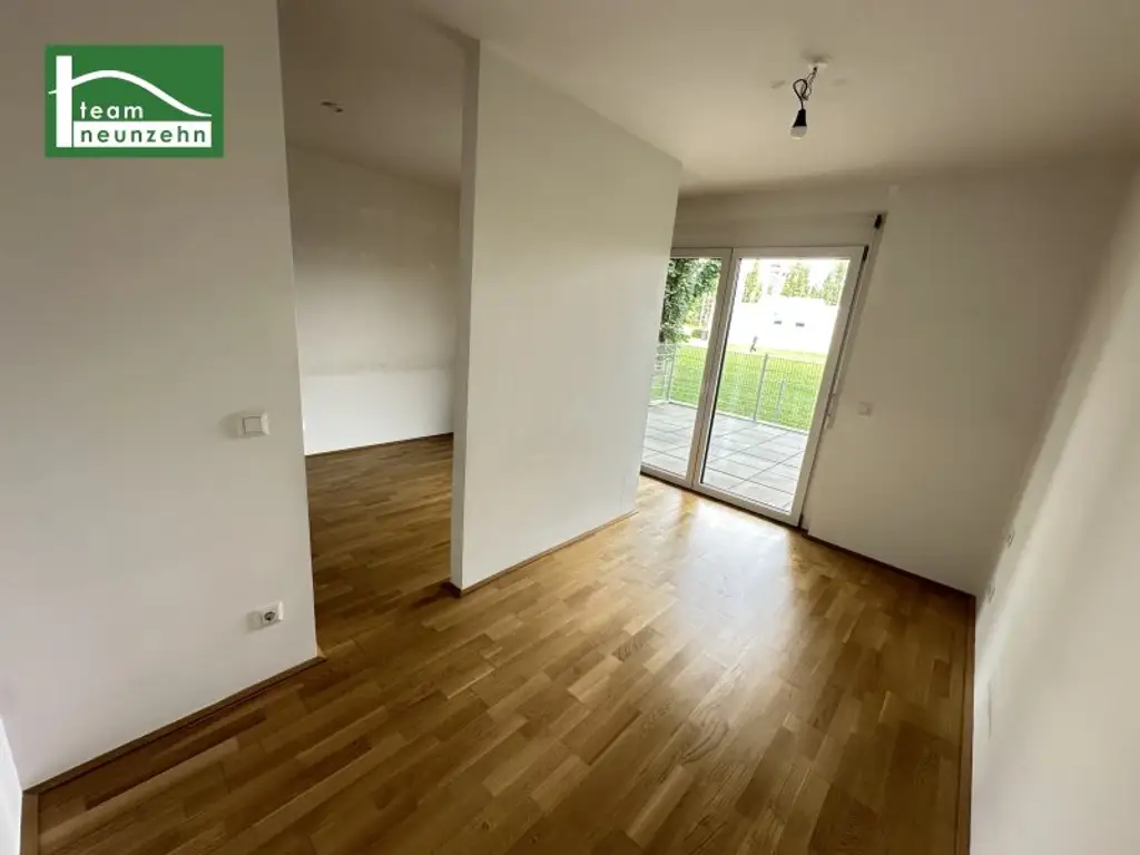 LEO 131 - 2.5-Zimmer Gartenwohnung im Niedrigenergiehaus mit Anbindung nach Floridsdorf!