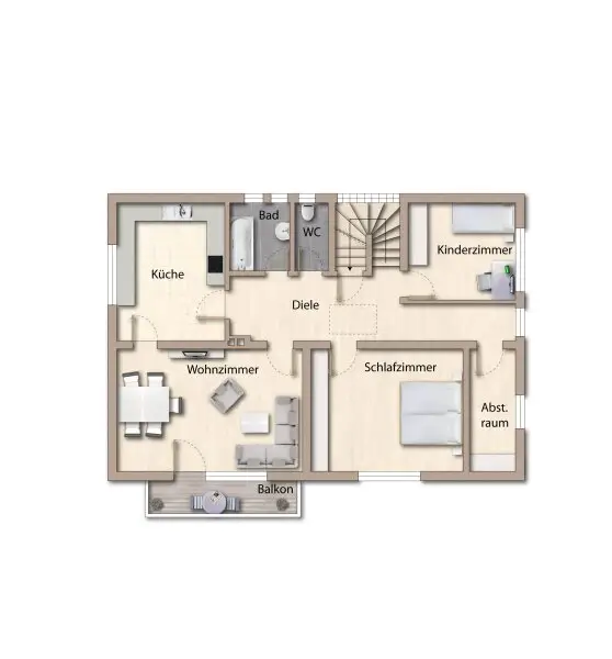 Grundriss Obergeschoss