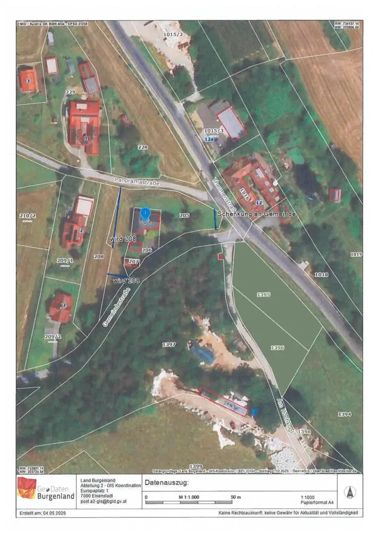 Katasterplan nach Teilung_0