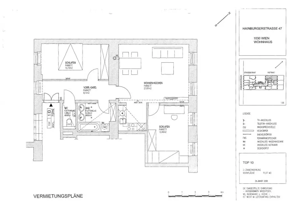 Hofseitige Altbau-Wohnung | Top Lage direkt neben U-Bahn | Balkon-Anbau möglich