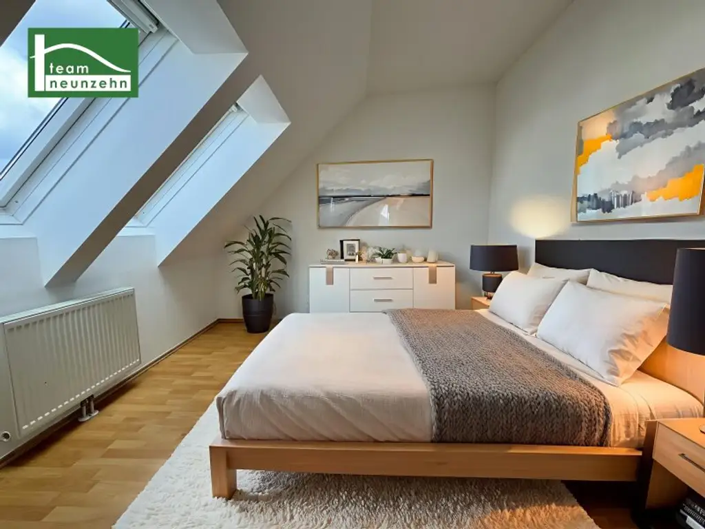 Freundliche DG-Wohnung in Sechshaus - 5 Gehminuten zu U4 und U6! Schlafzimmer in Hofruhelage!
