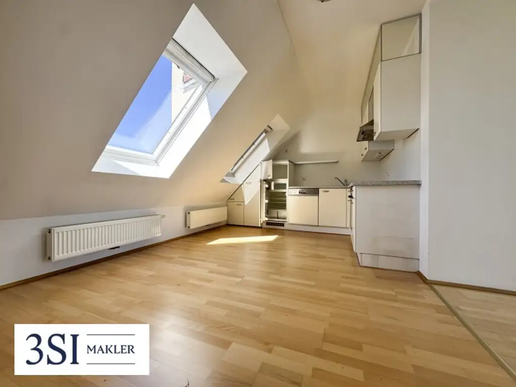 Traumblick! Urbanes Wohnen– 1,5-Zimmer-Juwel im 7. Bezirk mit riesiger Dachterrasse