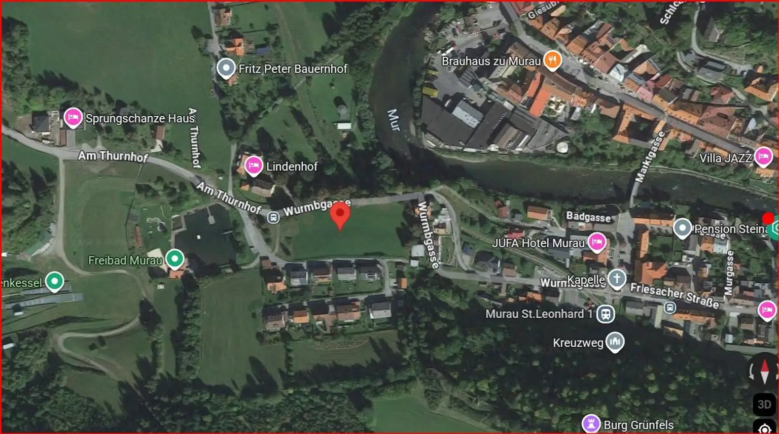 Baugrund mitten in Murau - Bauträgergrundstück
