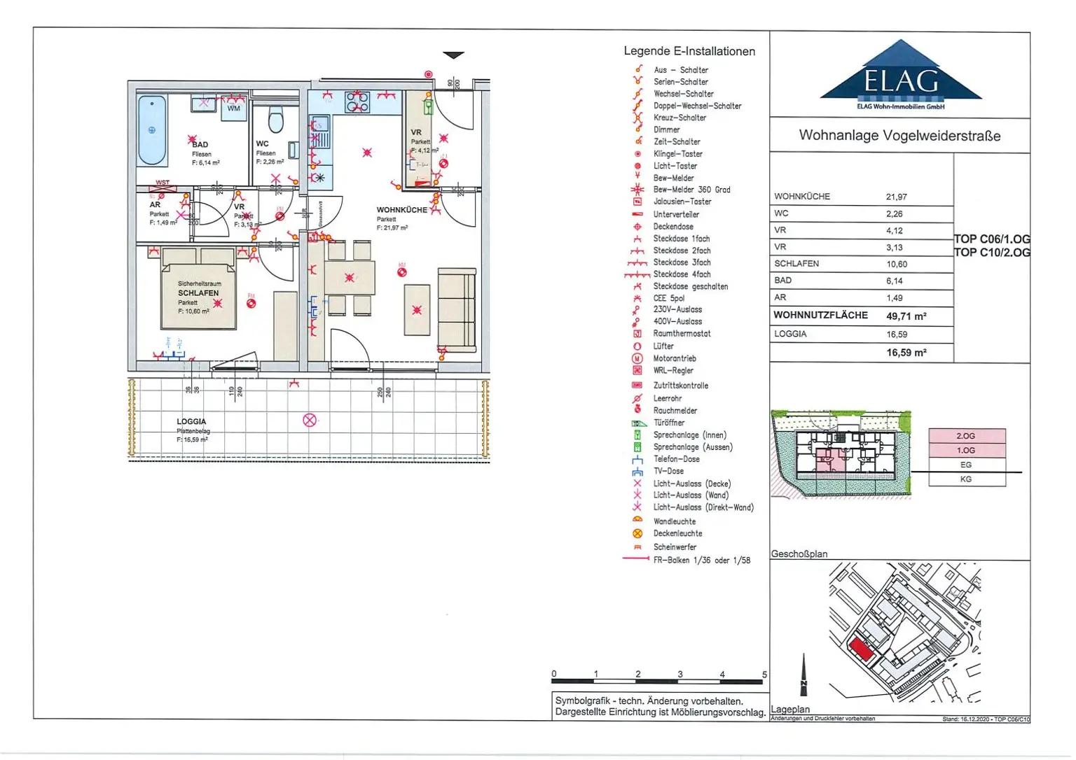 *** 2-Zimmer-Wohnung mit Loggia und Tiefgaragenstellplatz zu vermieten