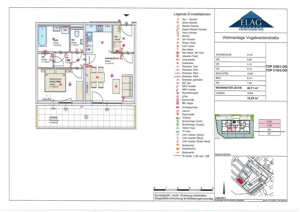 *** 2-Zimmer-Wohnung mit Loggia und Tiefgaragenstellplatz zu vermieten
