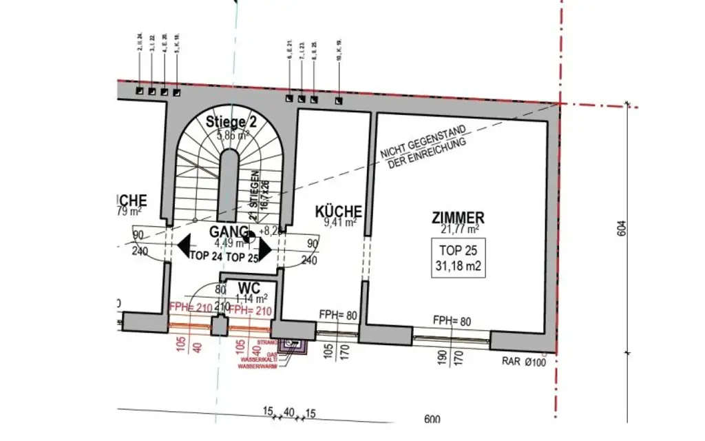 ++NEU++ Sanierungsbedürftige 1-Zimmer Altbau-Wohnung, viel Potenzial! Augartennähe!