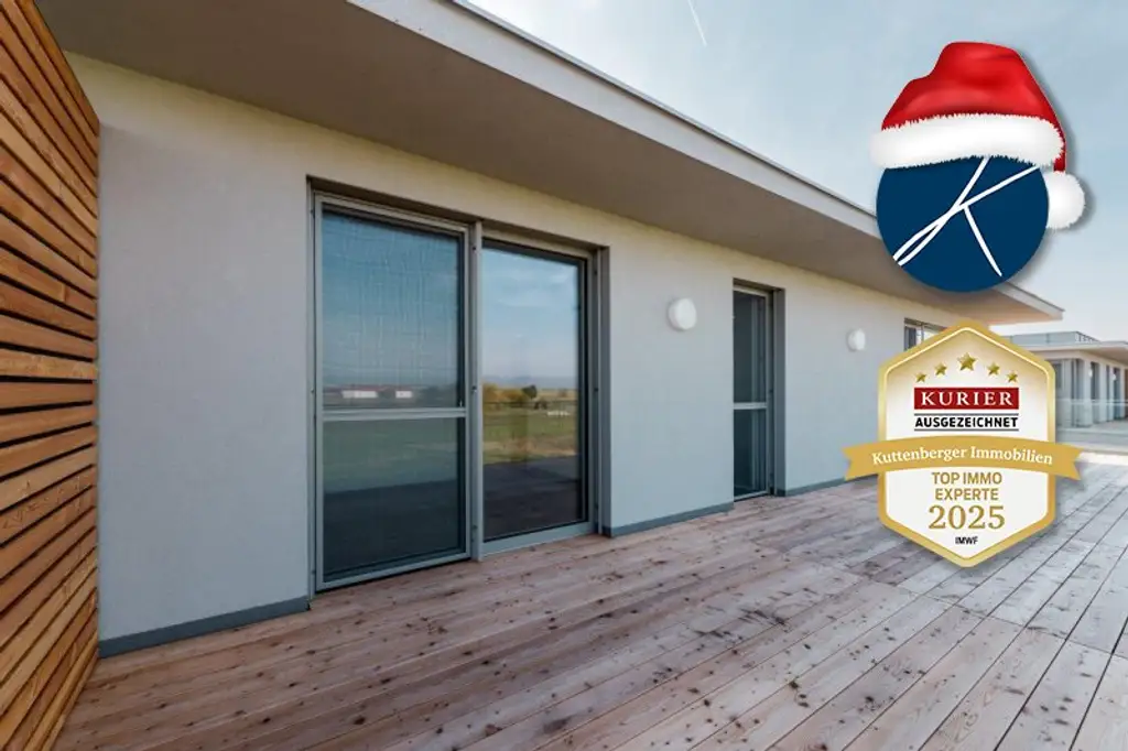 Luxuriöse 2 Zimmer Dachgeschoßwohnung als Erstbezug im Seepark Oggau! PROVISIONSFREI für den Käufer!