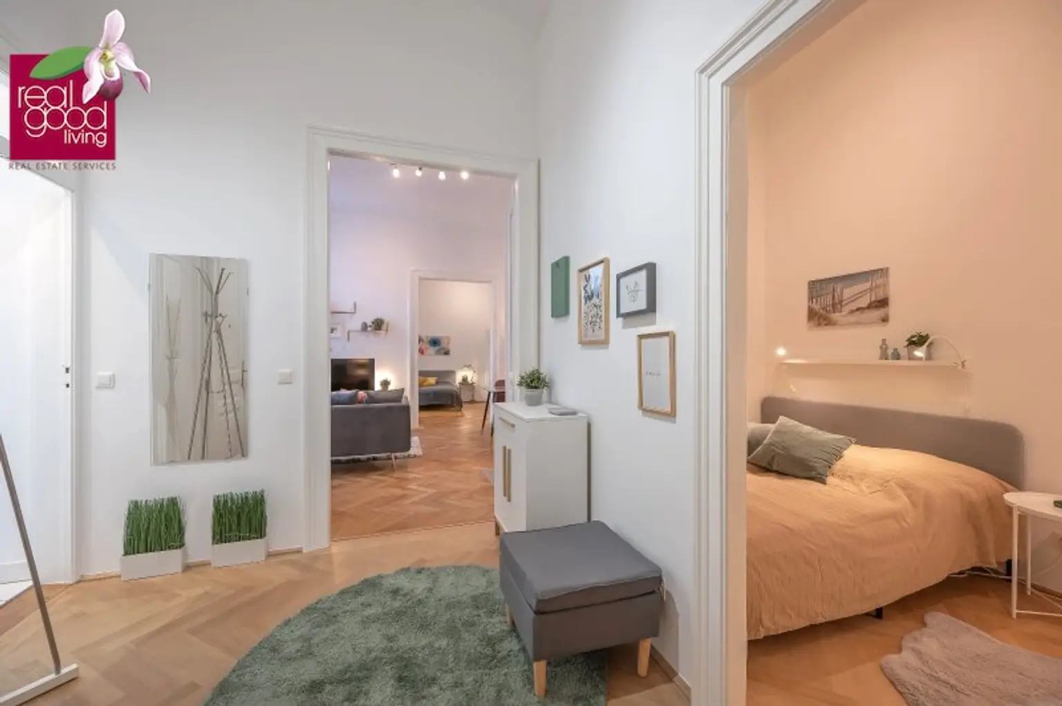 Altbau-Cityapartment komplett hofseitig & ruhig – sofort bezugsfertig | 3 Zimmer