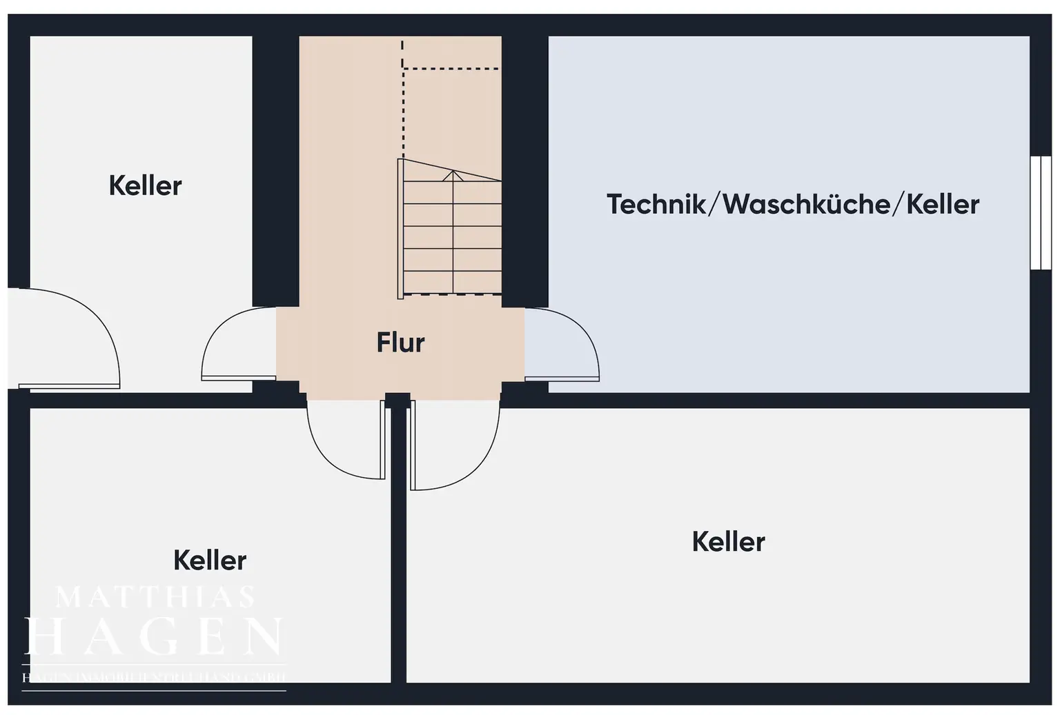 Grundriss Keller ohne Maßstab