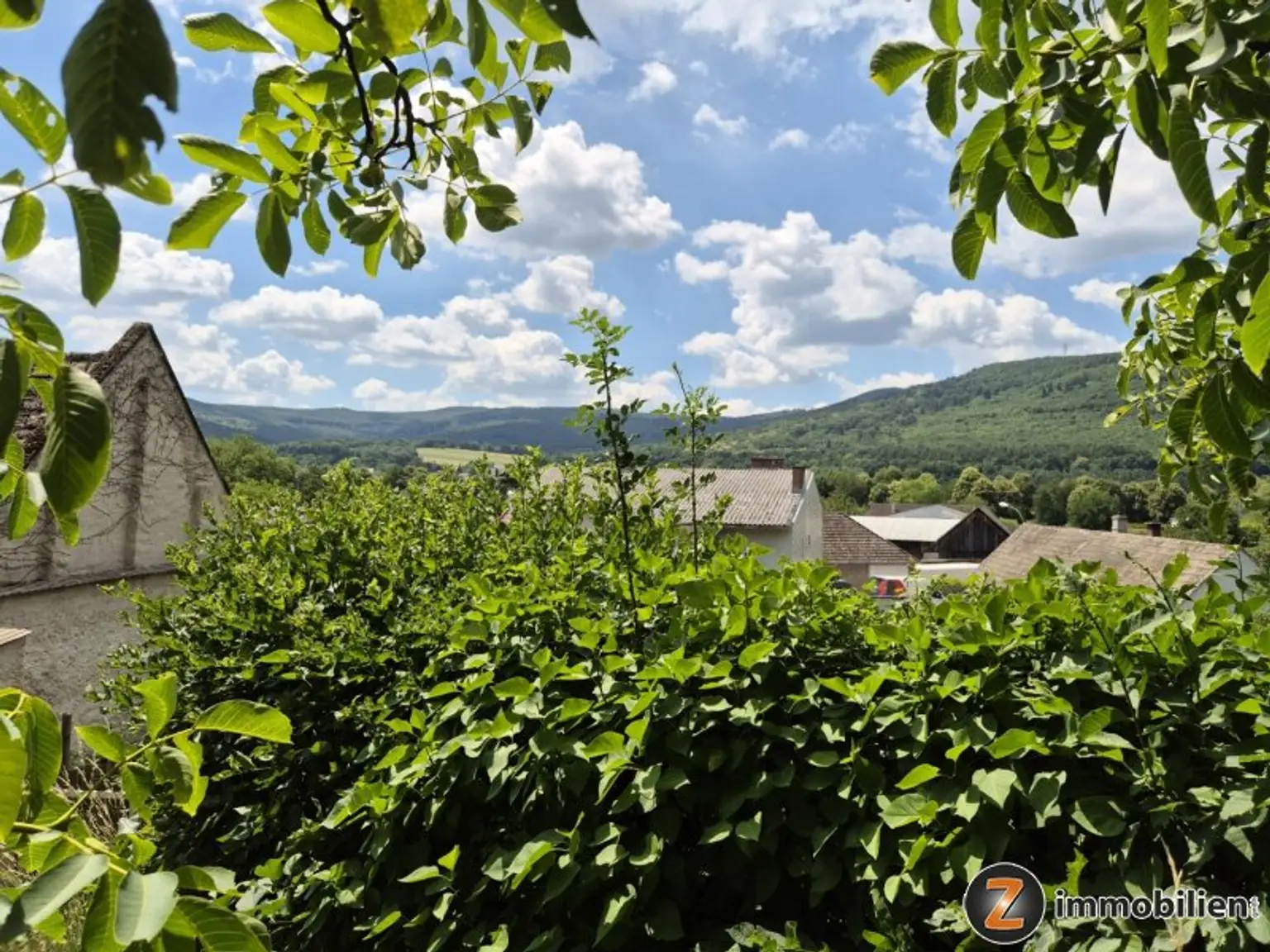 Ausblick zum Naturpark Geschriebenstein