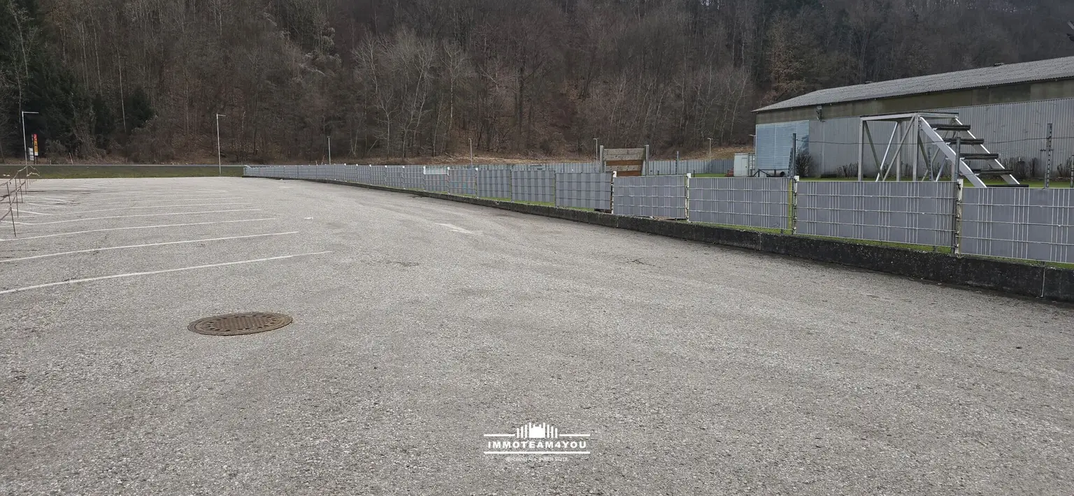 Blick zur Bundesstraße