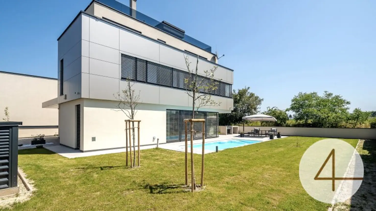 2 premium Villen direkt nebeneinander - mit grünen Weitblick - sonnige Ausrichtung - hochwertige Ausstattung - Salzwasserpool - Garage - Lift