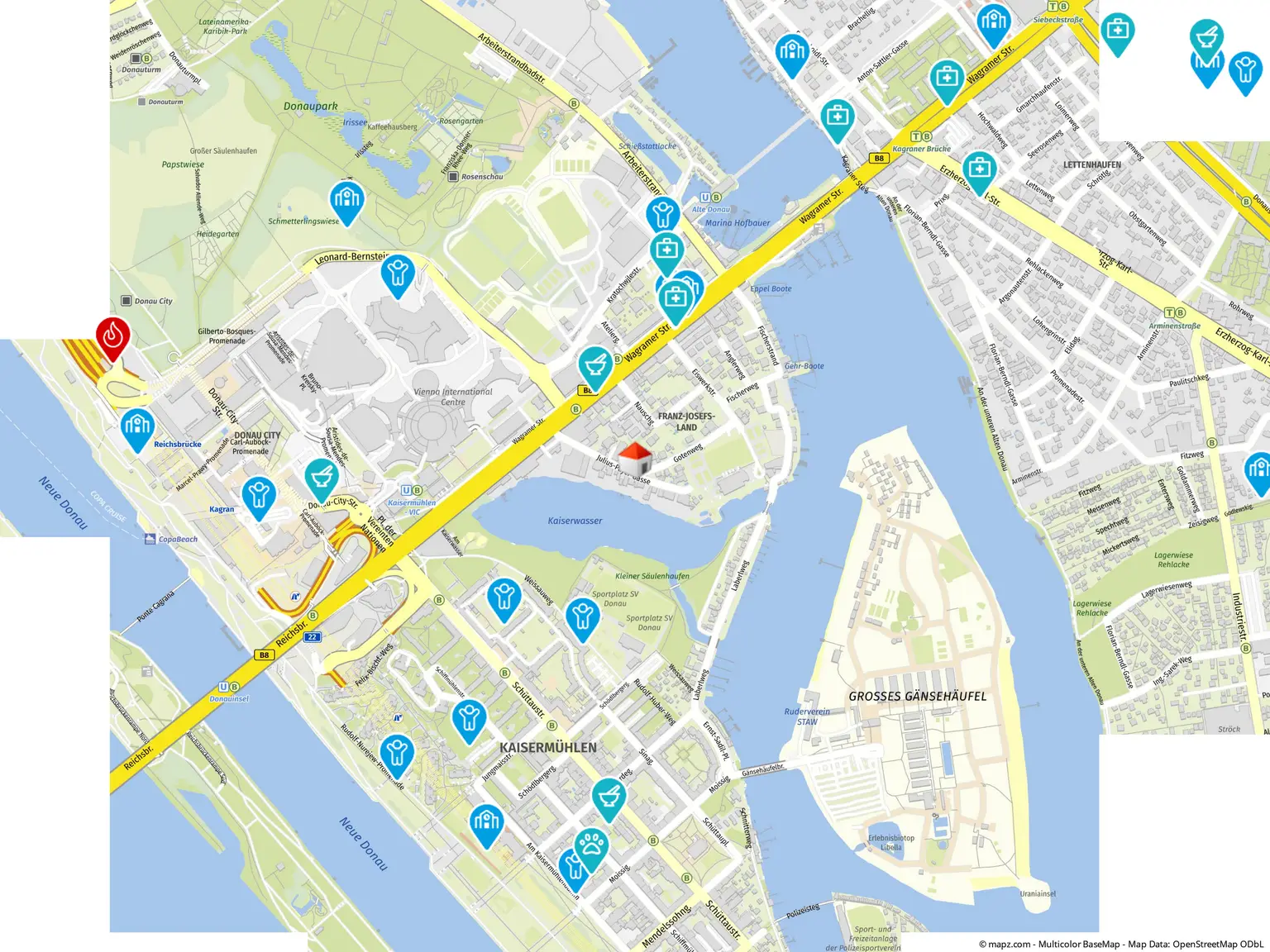 Dachgeschosswohnung in Top Lage in Kaisermühlen