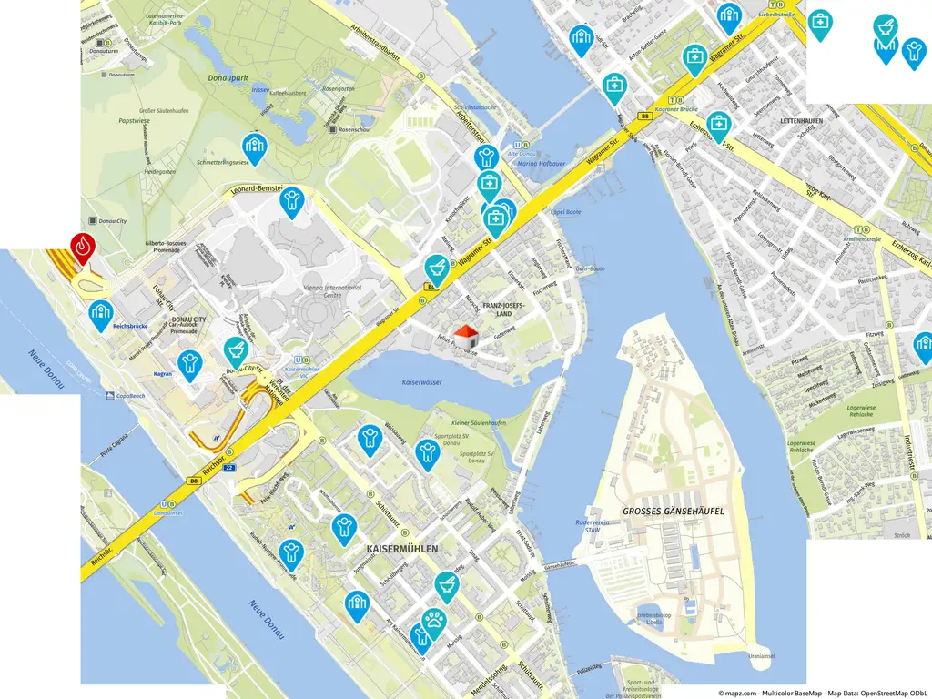 Dachgeschosswohnung in Top Lage in Kaisermühlen