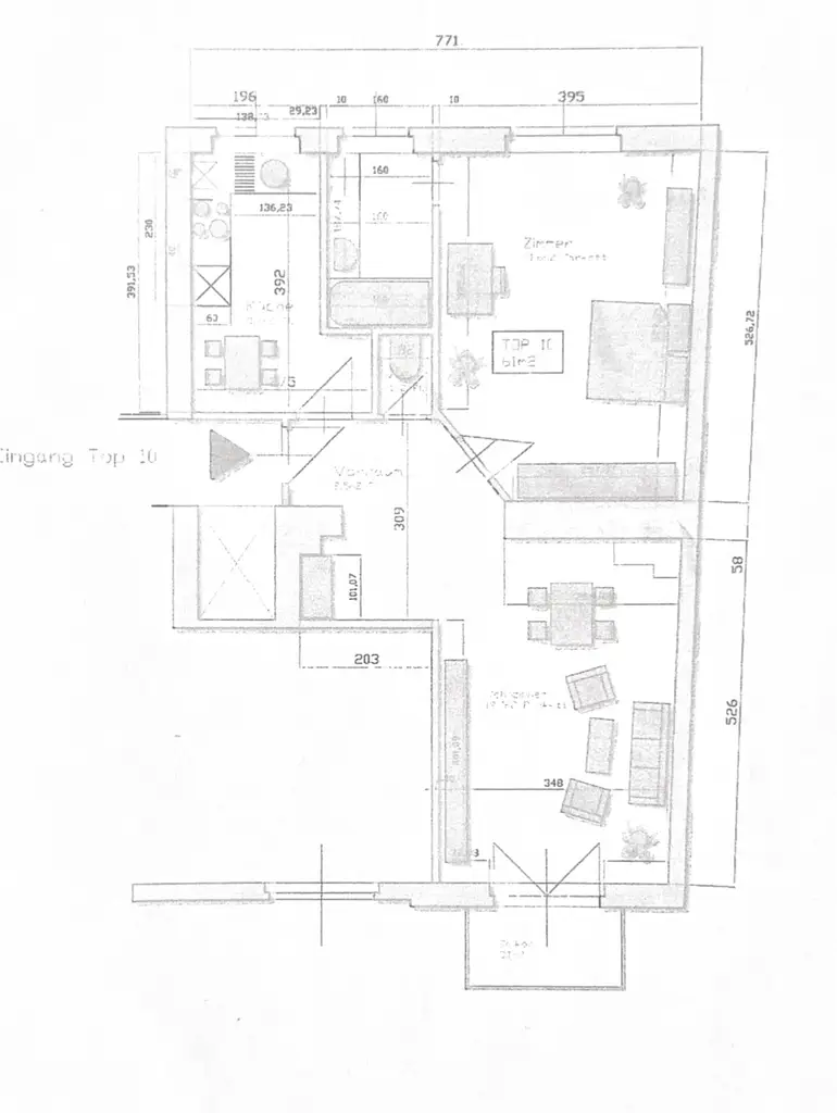 Grundriss Weißbergelände