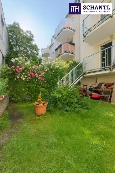 Stark reduziert! Charmante 3-Zimmer-Wohnung mit Urlaubsfeeling – eigener Garten & zwei Balkone in Währinger Toplage