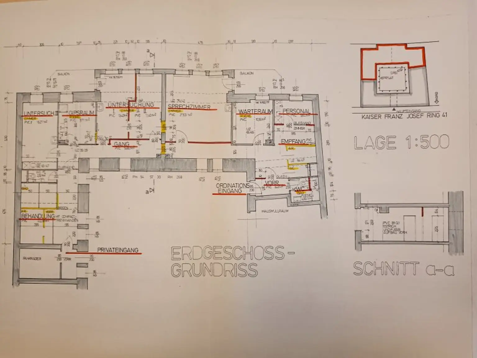 *** BARRIEREFREI *** Praxis am Josefsplatz - 5 Behandlungszimmer auf 170m²