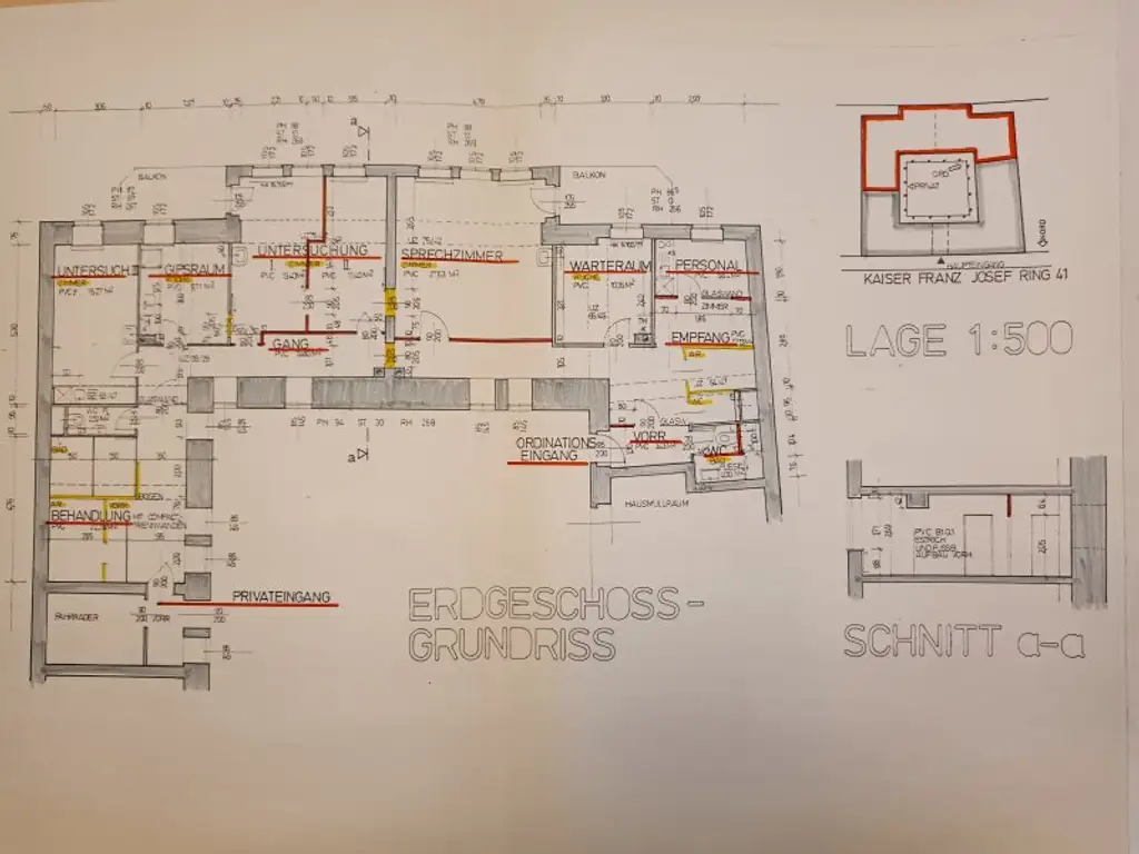 *** BARRIEREFREI *** Praxis am Josefsplatz - 5 Behandlungszimmer auf 170m²