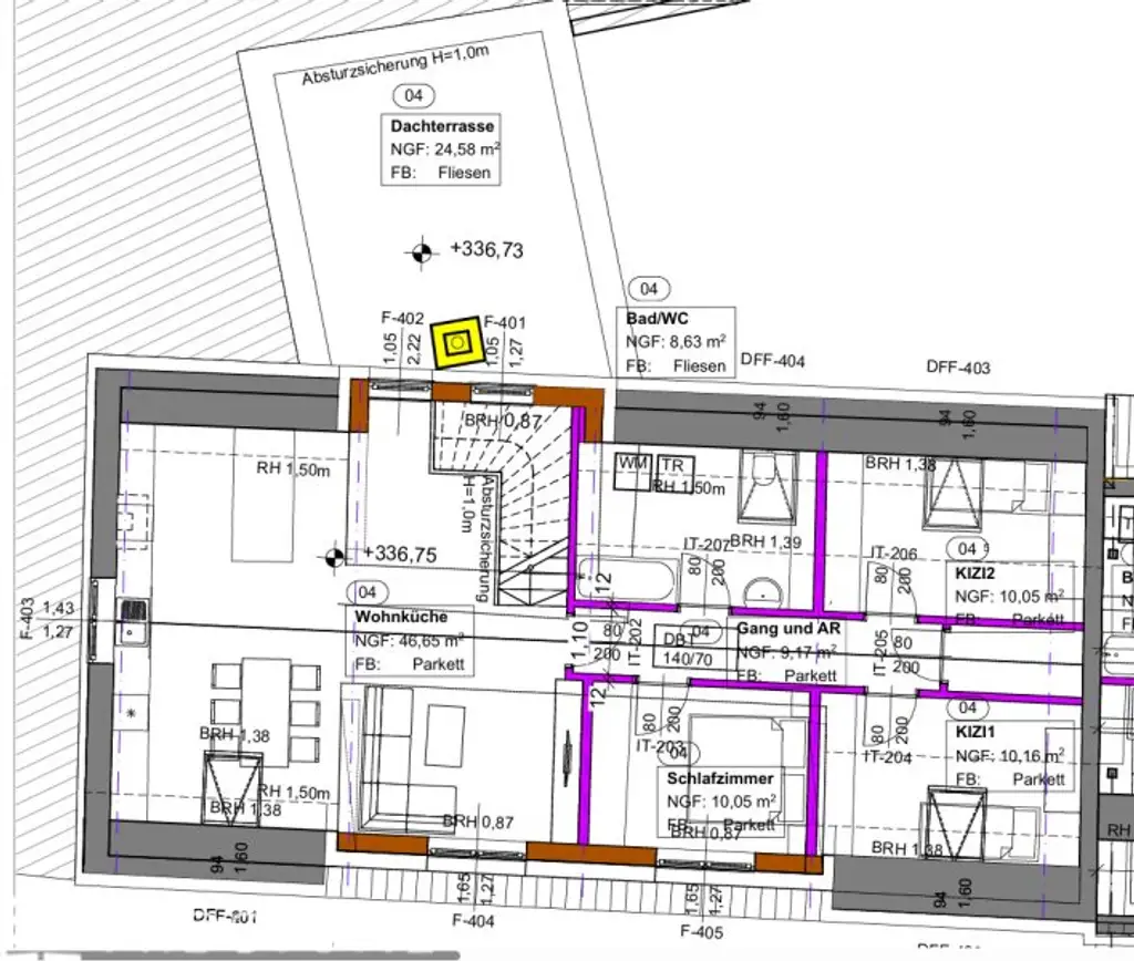 *Moderne 4-Zimmer-Wohnung in Landersdorf* – Vollsaniert mit Terrasse und 2 Stellplätzen