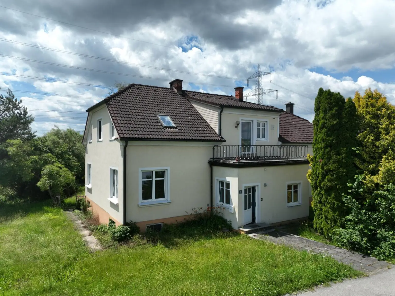 Ansicht von der Straße
