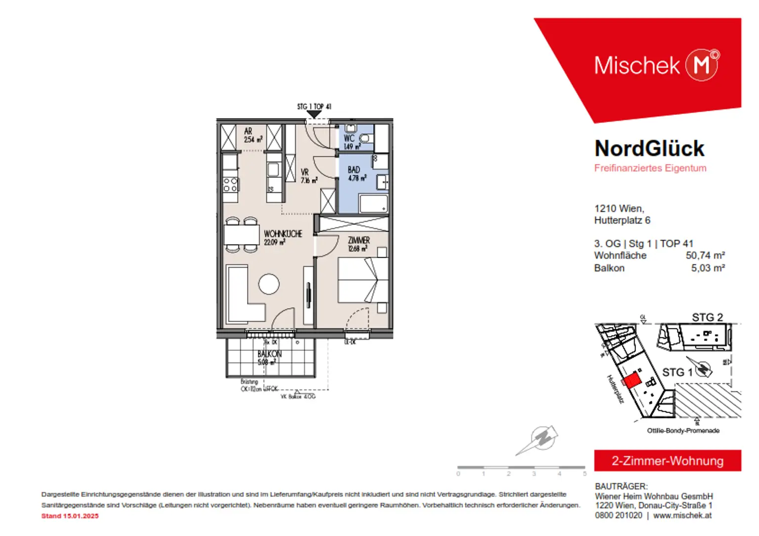 Exklusive 2-Zimmer-Wohnung mit Balkon – Jetzt zugreifen!