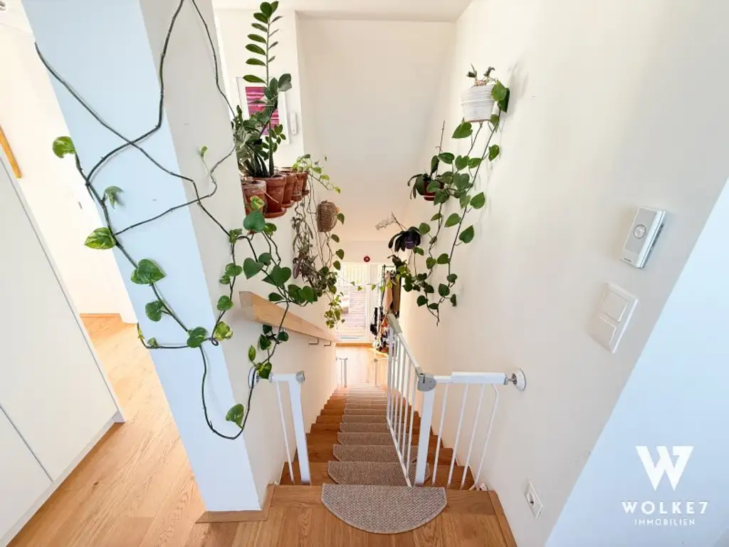 Exklusive Dachgeschosswohnung mit Klimaanlage, sonniger Terrasse & Balkon – Wohnen über den Dächern Wiens