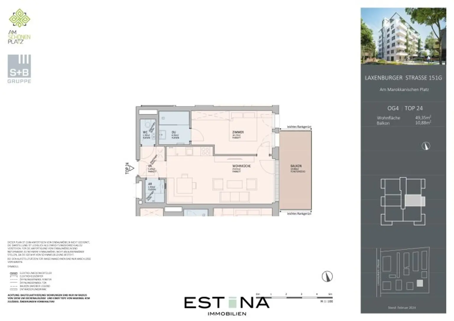 Wohnprojekt "Am schönen Platz" - Pärchenwohnung mit perfektem Grundriss