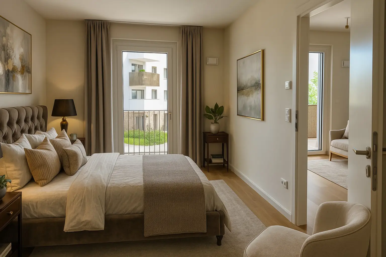 WOW! Provisionsfrei, MEGA PREIS und Erstbezug! Nähe U1 Leopoldau: 2 Zimmer mit Balkon