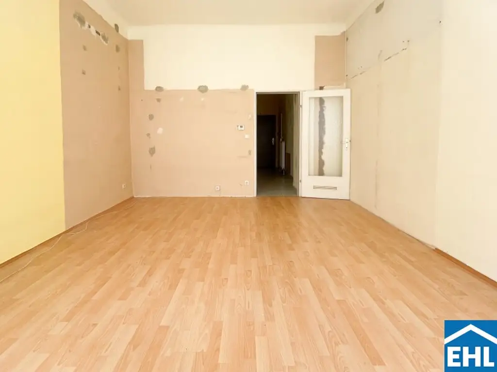 Sanierungsbedürftige 1 Zimmerwohnung Nähe Wallensteinstraße