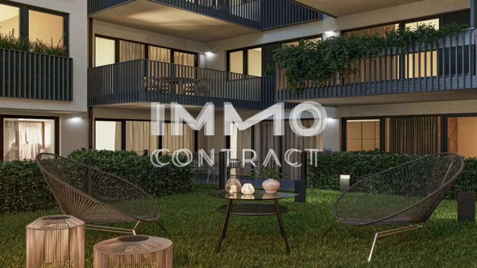 Herbst Hof Abend Detail 3