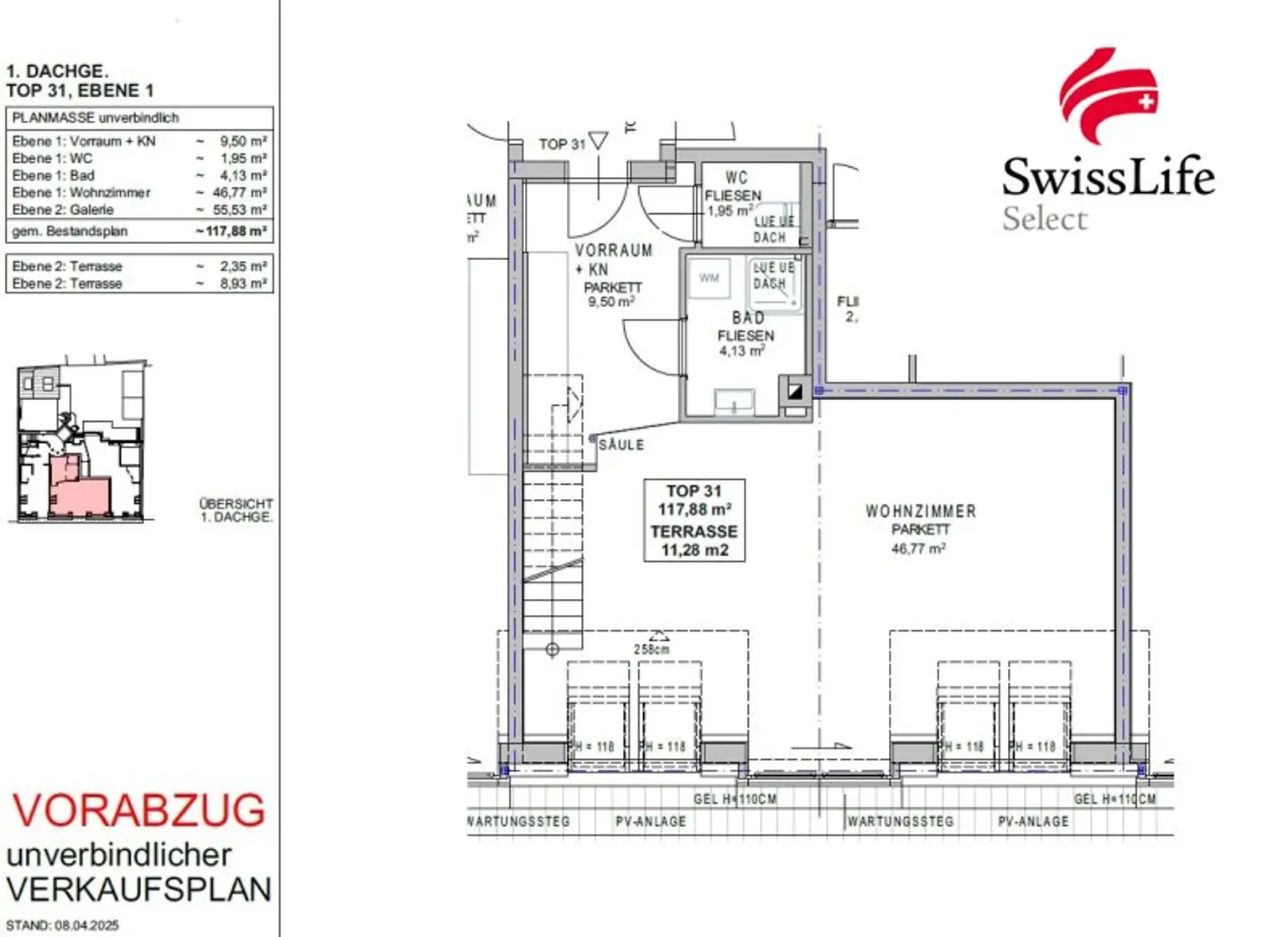 GürtelPanorama – Die große Maisonette über Wien | 3-4 Zimmer möglich