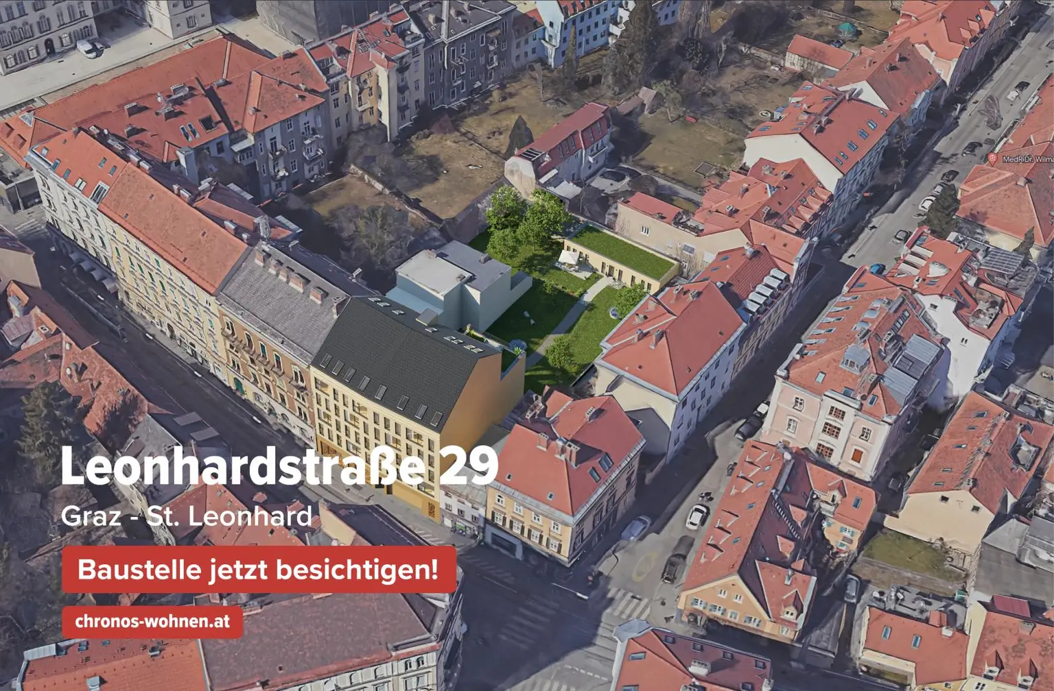 PROVISIONSFREI! Anlegerhit! Neubauprojekt 1-Zimmerwohnung direkt in der Leonhardstraße!