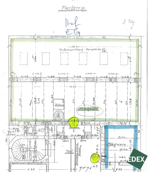 Yppenplatz - spannende Geschäftsfläche mit Gewölbekeller