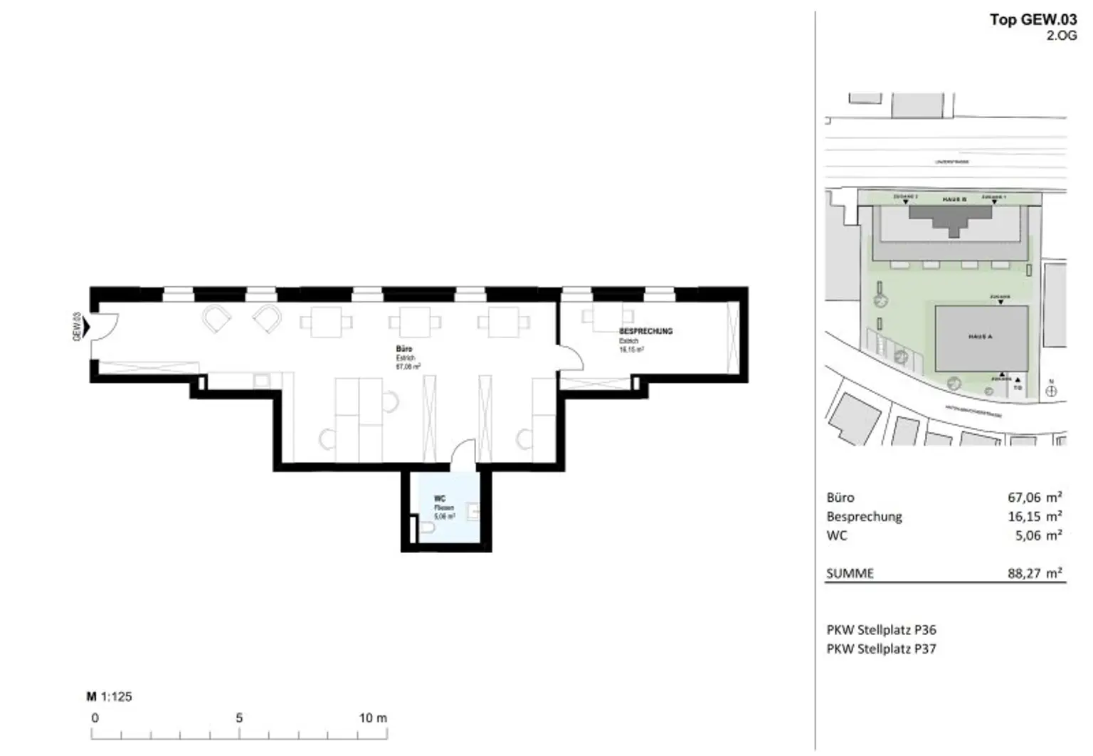 Repräsentatives Büro Top G3 - Neubauprojekt SCHÖN | DORF | BLICK