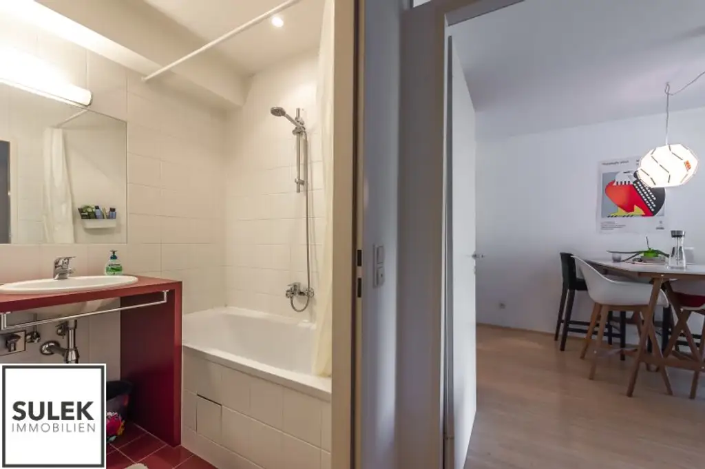 Grünblick in den Innenhof: helle 2-Zimmer Neubauwohnung ~ Kaiserstr. 68 ~ ab 1.1.26!!