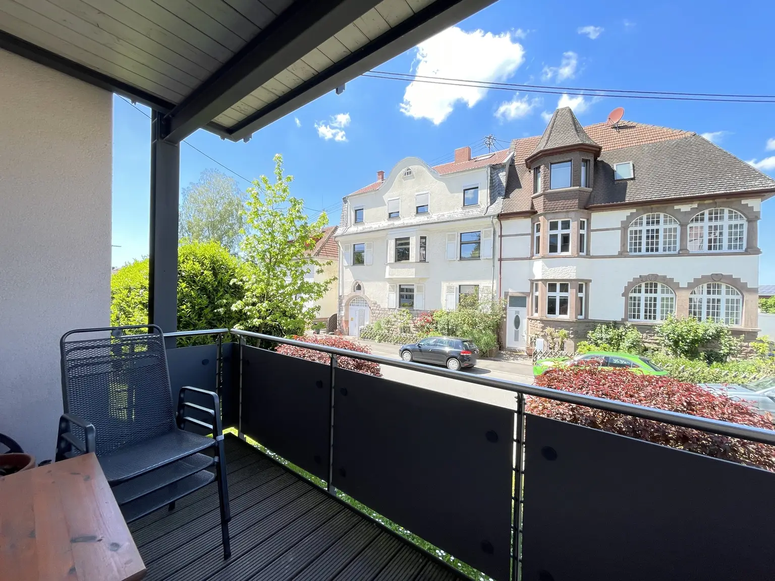 Blick vom Balkon