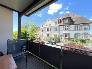 Blick vom Balkon