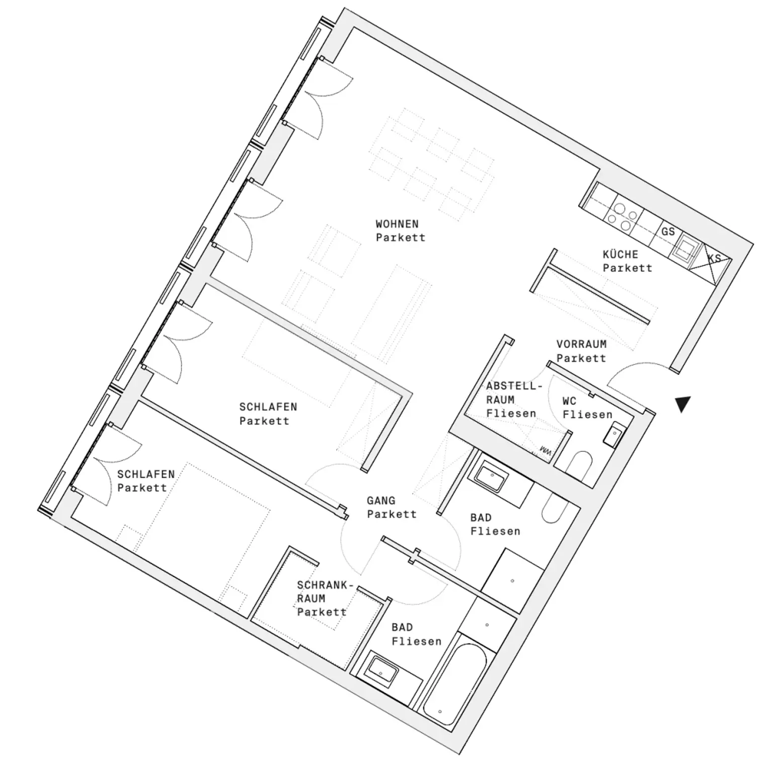 DC-FLATS: High-End-Apartment bei der UNO-City!! ERSTBEZUG!!