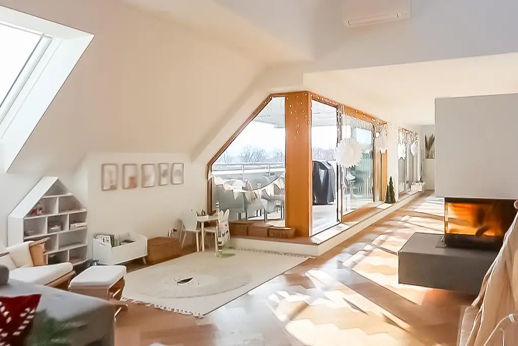 Exklusives Penthouse - herrlicher Donau- und Weinbergblick
