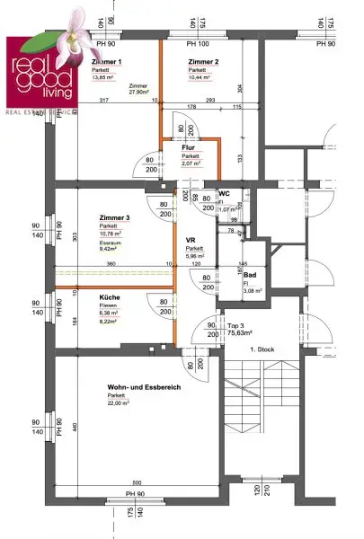 4-Zimmer-Wohnung mit Gemeinschaftsgarten in Hietzing