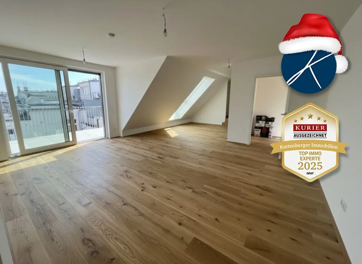 Wohnzimmer, Parkett, 38 m²