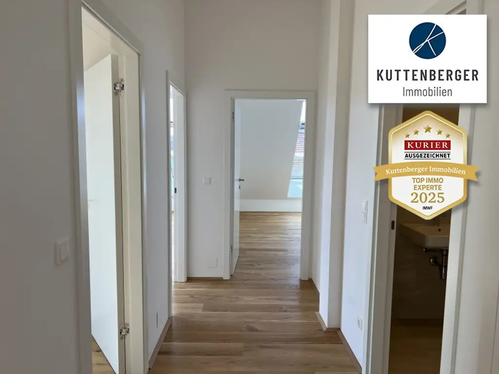 *Superprojekt: ''Über den Baumwipfeln" TOP 52 mit PANORAMA-DACHTERRASSE & WIEN-BLICK