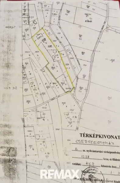 Offizieller Grundstück Plan