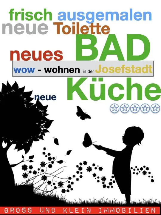 in der Josefsstadt
Pärchen- od. WG - Wohnung
Erstbezug nach Adaptierung