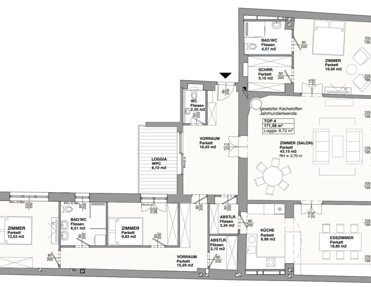 ++ CITY-LUXUS in 1070 ++ HOCHWERTIGE WOHNUNG mit LOGGIA & STIL