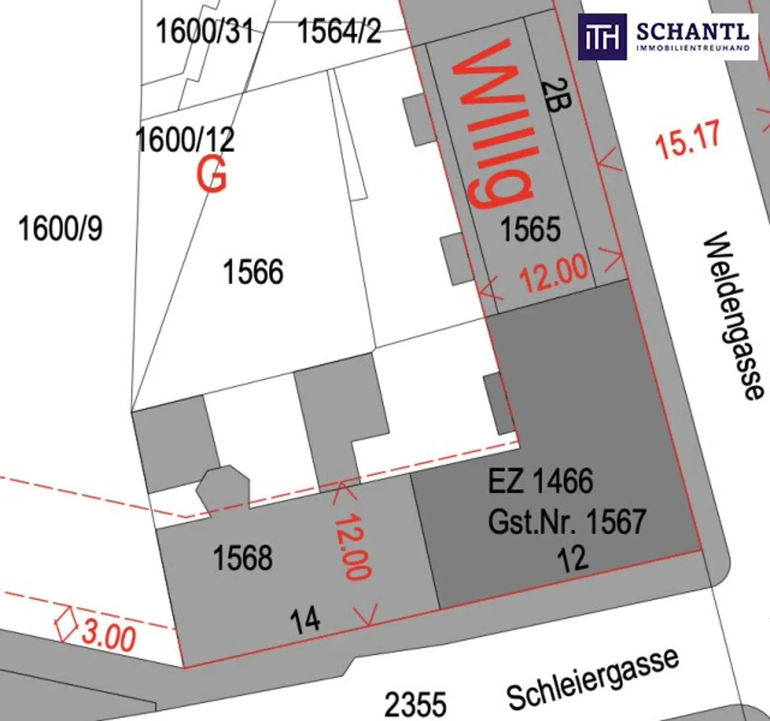 Raum für Visionen: Rohdachboden inklusive Magazin in ruhiger Lage!