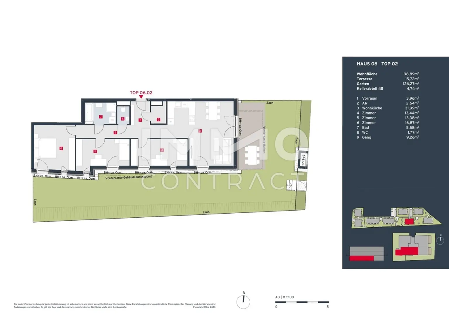 Gartenrefugium in parkähnlicher Anlage: 4-Zimmer-Wohnung - hell, modern, ruhig - provisionsfrei