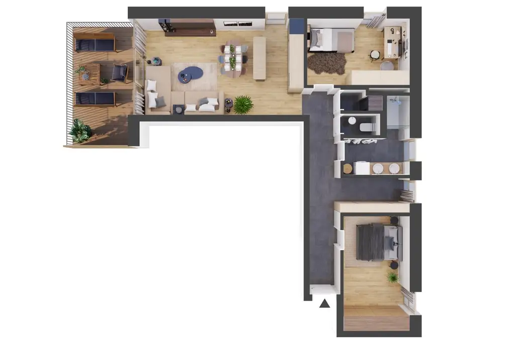 Hochwertige Neubauwohnung in Zentrumsnähe! PENTHOUSE TOP O 3.1 - Projekt "Wohnpark Schladming"