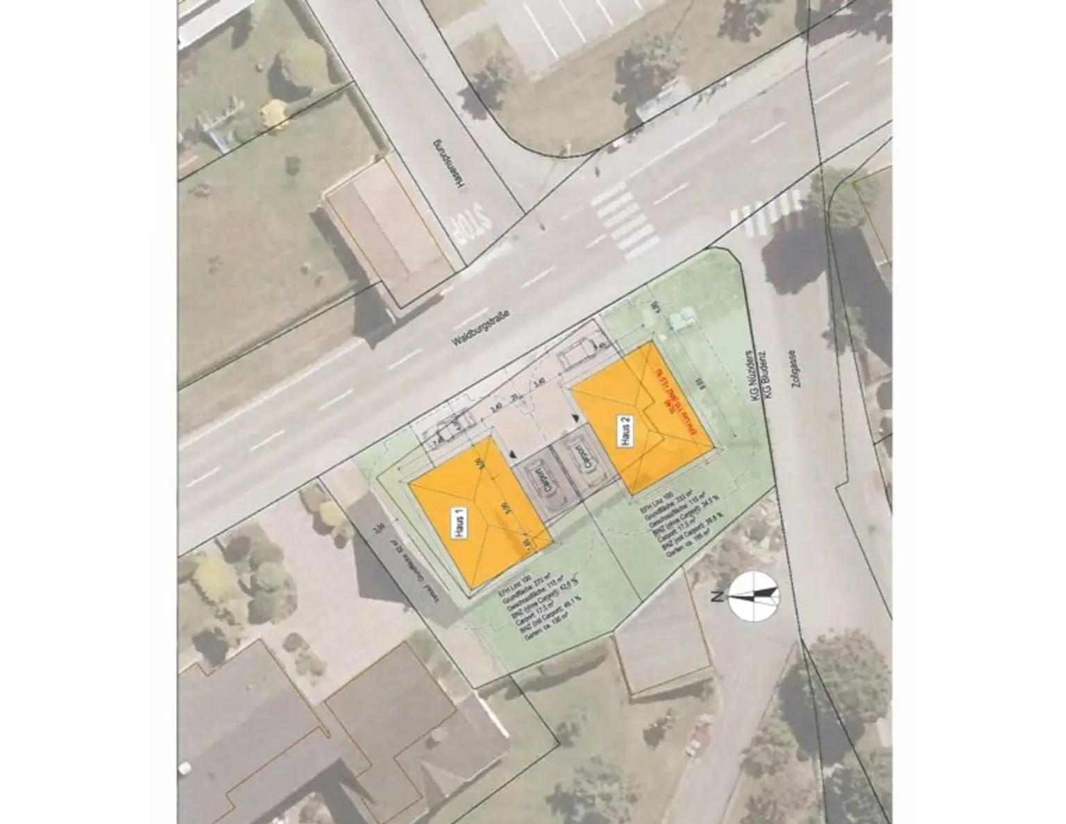 Wohnen mit schöner Bergsicht - Kleine Grundstücke mit Projekt zu verkaufen!